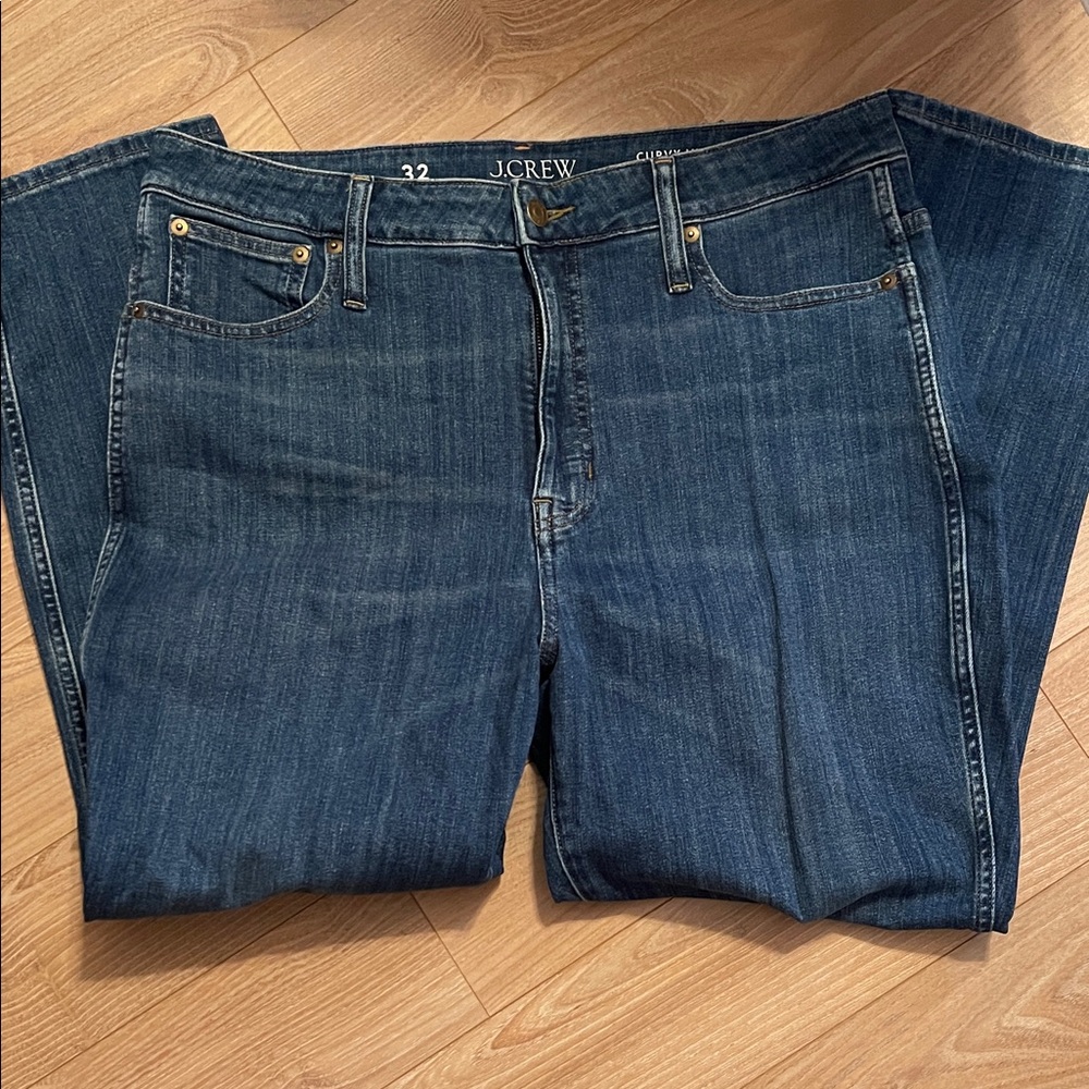 J. Crew Women’s Curvy Vintage Slim Straight Jeans